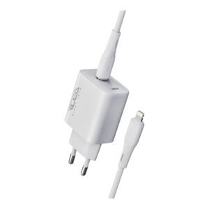 Network Charger Ridea RW-20125 Rapid Pro 1USB-C QC/PD 20W + Type-C to Lightning