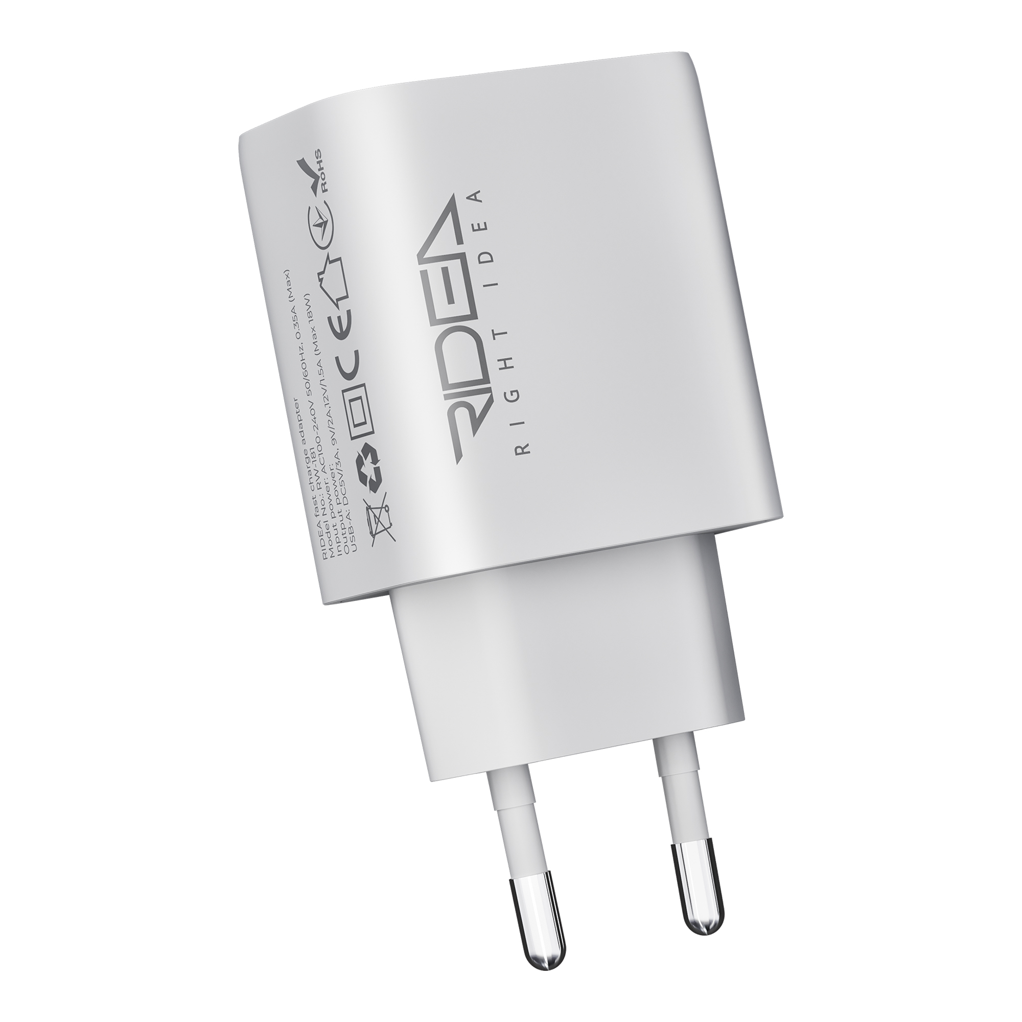 Network Charger Ridea RW-18120 Rapid 1USB QC 18W - Image 3