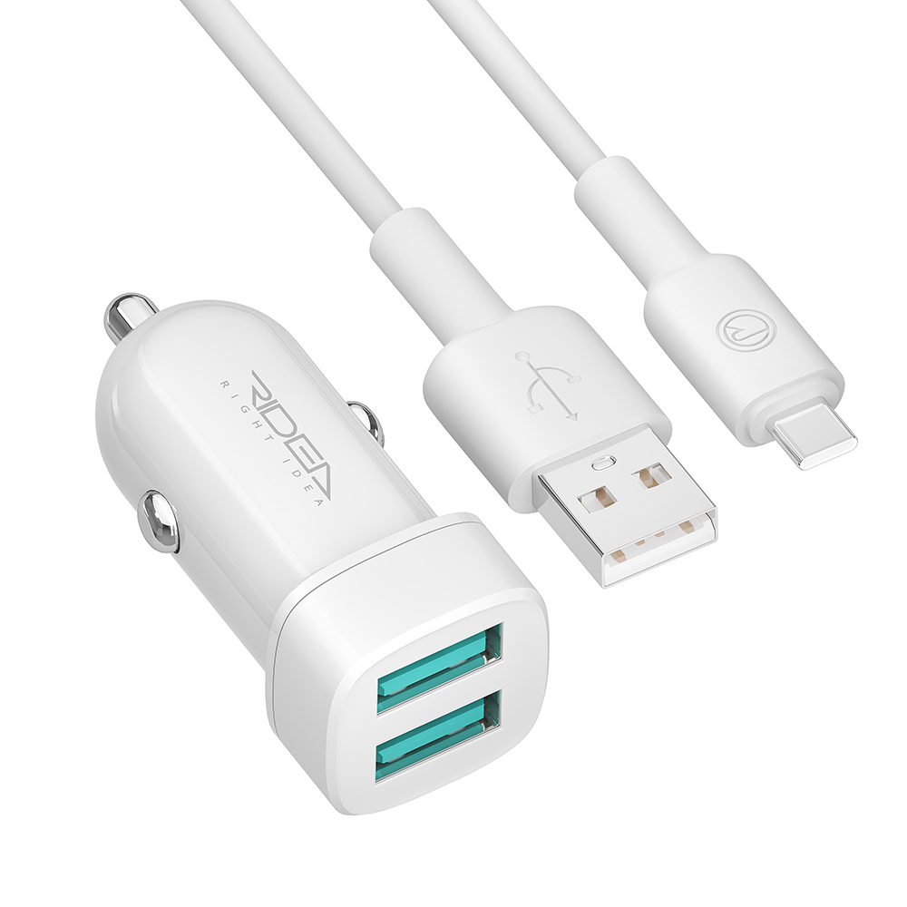 Car Charger Ridea RCC-21212 Grand Type-C 2USB 2.4 A - Image 6