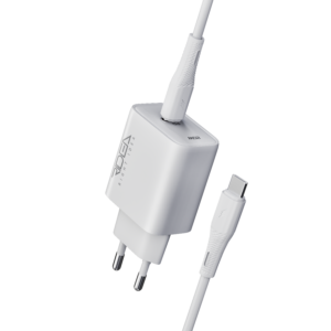 Network Charger Ridea RW-20124 Rapid Pro 1USB-C QC/PD 20W + Type-C to Type-C