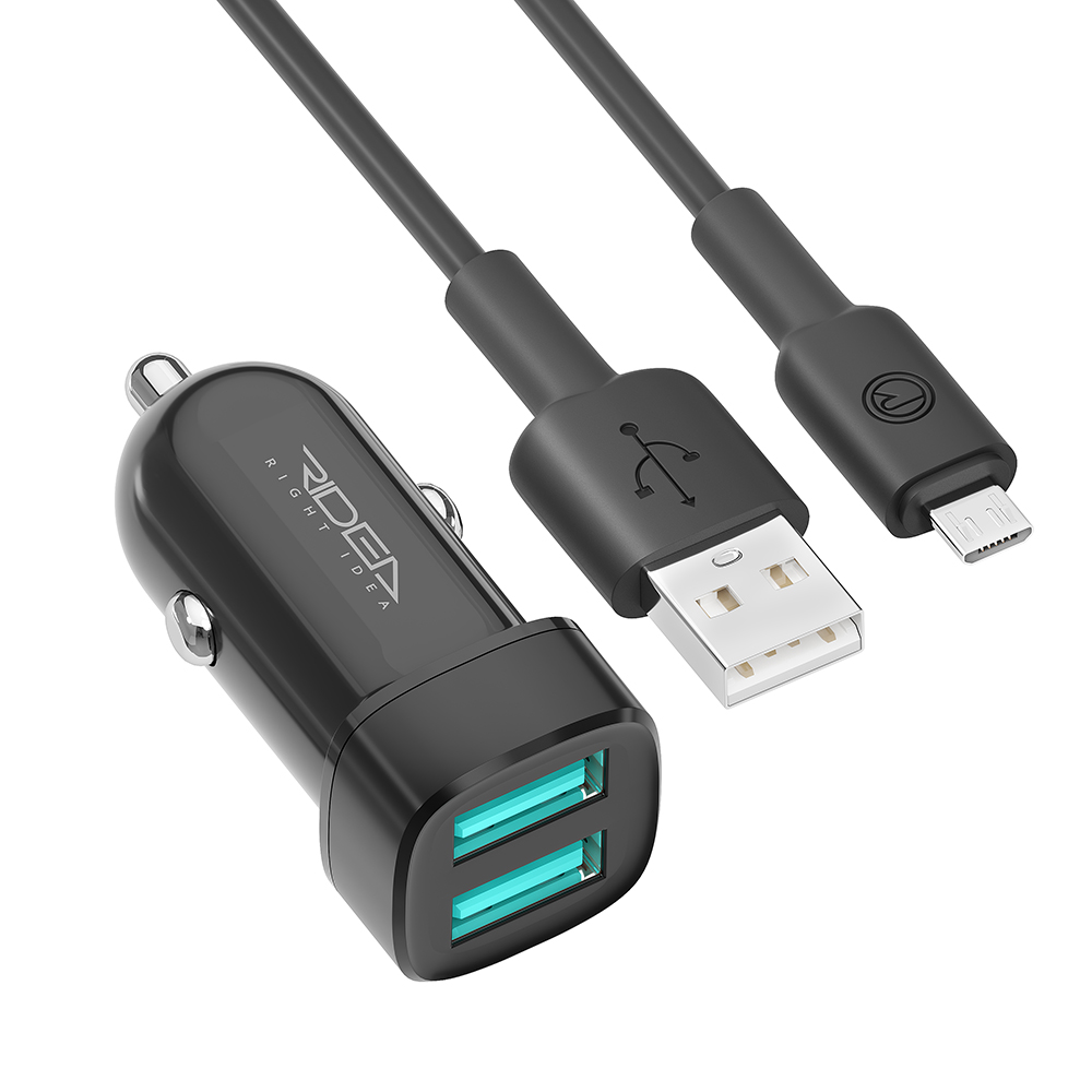 Car Charger Ridea RCC-21112 Grand Micro 2USB 2.4 A - Image 7