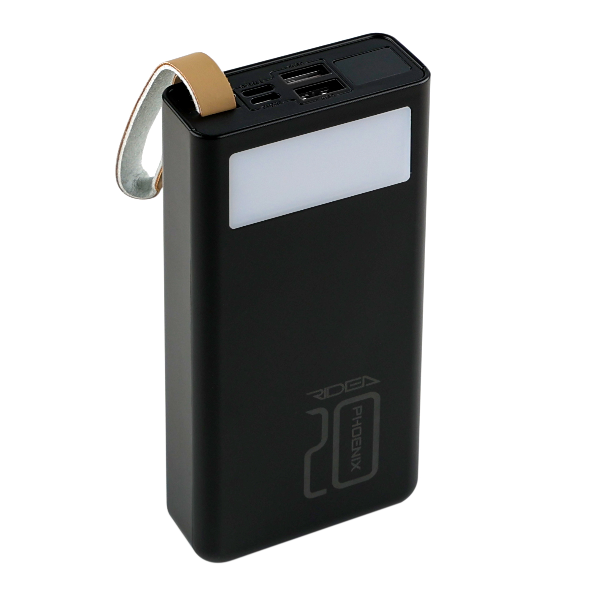 Universal Mobile Battery Power Bank Ridea RP-D20L Phoenix20 10W digital display + lamp 20000 mAh - Image 5